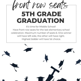 #67 Front Row at 5th Grade Celebration item