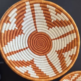 Large Carmel Woven Basket item