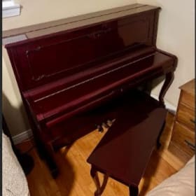 702 - Schafer and Sons Upright Piano item