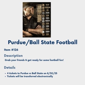EXPERIENCES: #126 Purdue Football Experience item