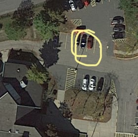 Kinder graduation reserved parking item