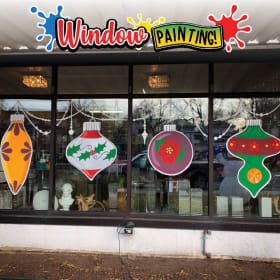 62. Custom Design Window Painting item