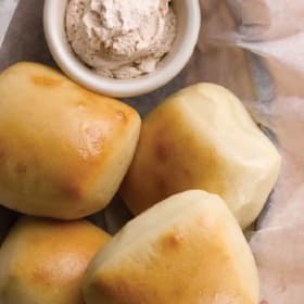 One Dozen Frozen Rolls with Cinnamon Honey Butter item