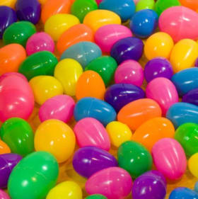 60 plastic eggs item