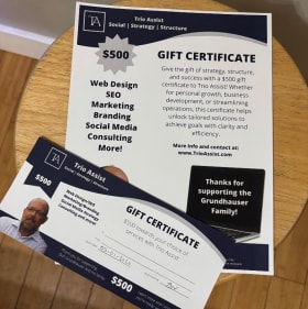 #77 - Trio Assist Certificate item