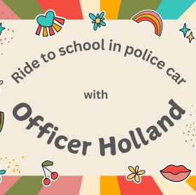Donuts with Officer Holland item