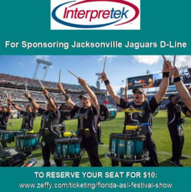 Florida ASL Festival Sponsorship item