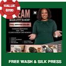 Dream Beauty Shop: Free Wash and Silk Press item
