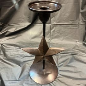 Texas star candle holder item