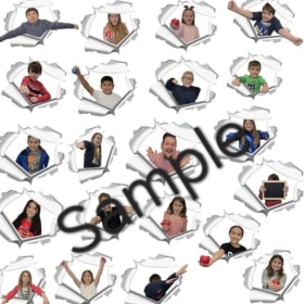 Arneson 4th grade framed punch through digital & physical item