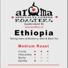 2 Aroma Med Roast Ethiopia beans & LB Sweet Salted Caramels item
