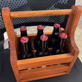 69. Root beer and 6-pack holder with bottle opener item