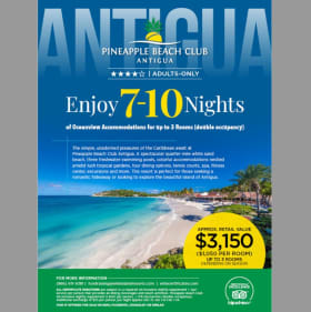 3.Pineapple Beach Club - up to 3 rooms for 7 - 10 days! item