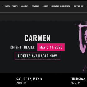 Carmen, by Charlotte Ballet - Adult Audiences Only item
