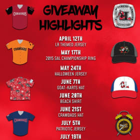 Jason's Deli & Hickory Crawdads Tickets item