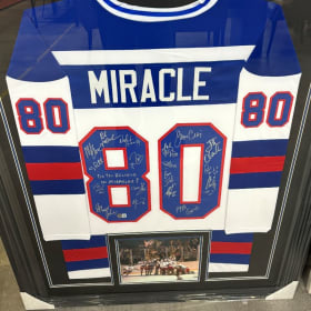 #112 - 1980 Olympic Team Signed Jersey by 18 Members item