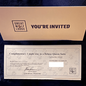 53 Great Wolf Getaway item