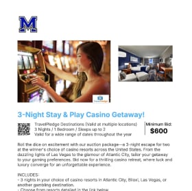 118 3-Night Stay & Play Casino Getaway Set 2 item
