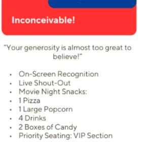 “Inconceivable” Sponsorship item