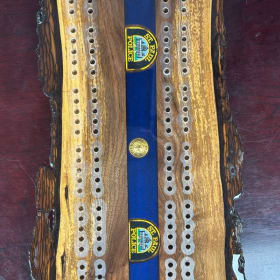 #36 -  Hand Made Cribbage Board 1 item