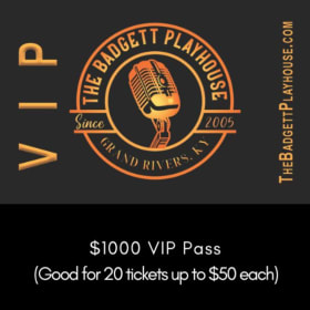 $1000 VIP Pass to Badgett Playhouse item