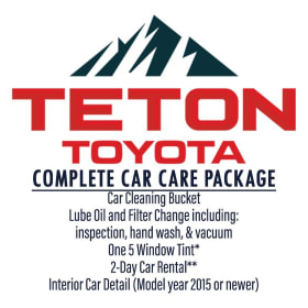 S-109 -- Teton Toyota Complete Car Care Package item