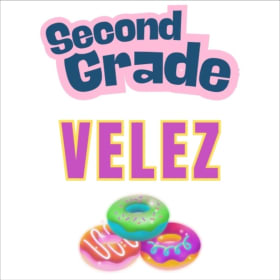 Second Grade - VELEZ - Donuts & Laughs! item