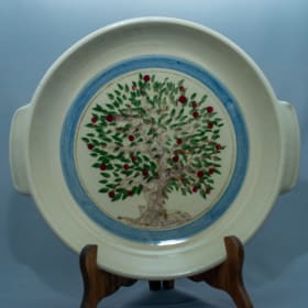 James Pottery ceramic pie plate / serving dish item
