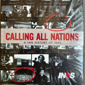 RETAIL| A Fan History of INXS Hardcover Book (Value: $45) item