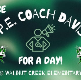 BE PE COACH DAVIS FOR THE WHOLE DAY item
