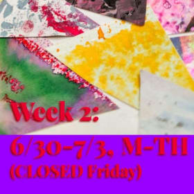 Week 2 (6/30-7/3) Full Days, 9am-3pm - M-TH item