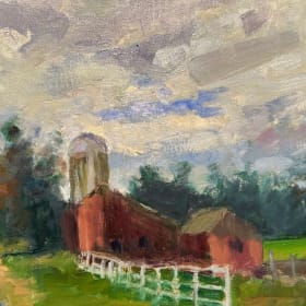 The John Lindbergh Farm Painting by Susan Grisell item
