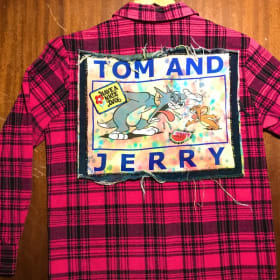 Upcycled Flannel Women's L item