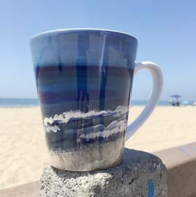 RETAIL| Two Beach Home Mugs (Value:$45) item
