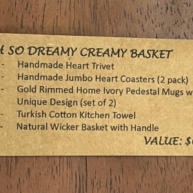 #125 Custom Crochet Oh So Dreamy Creamy Basket item