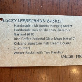 #126 Custom Crochet Lucky Leprechaun Basket item