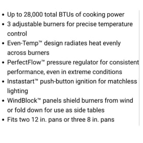 #79 Coleman Even -Temp Propane Gas Camping Stove item
