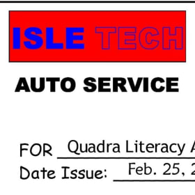 Isle Tech Auto Service  $200 Voucher item