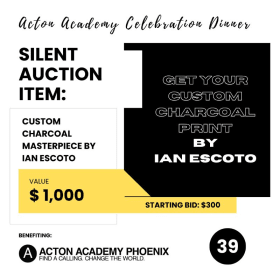 (39) Custom Charcoal Masterpiece by Ian Escoto item