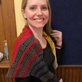 Hand Crocheted Scarf by Steph Finn item