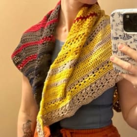 Hand Crocheted Scarf by Steph Finn item