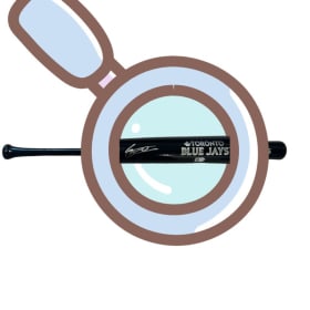 24. Signed Vladimir Geurrero Jr Baseball Bat item