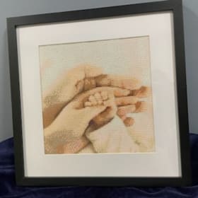 Framed Hands Diamond Art item