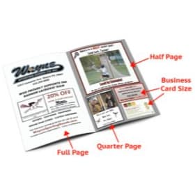 Quarter Page Program Advertisement (color) item