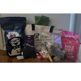 #80 Mike's Dog Store Gift Certificate and Bag of Goodies item