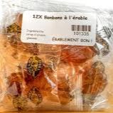 12 bonbons au sirop d'érable item