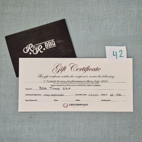 #42 Barbecue and a Play. item