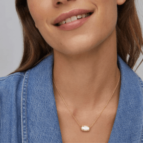 Kendra Scott Gold Mother of Pearl Necklace item