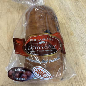 Pain raisins et cannelle item