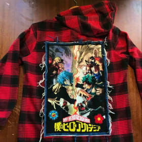 Upcycled Hooded Flannel Women's XXL item